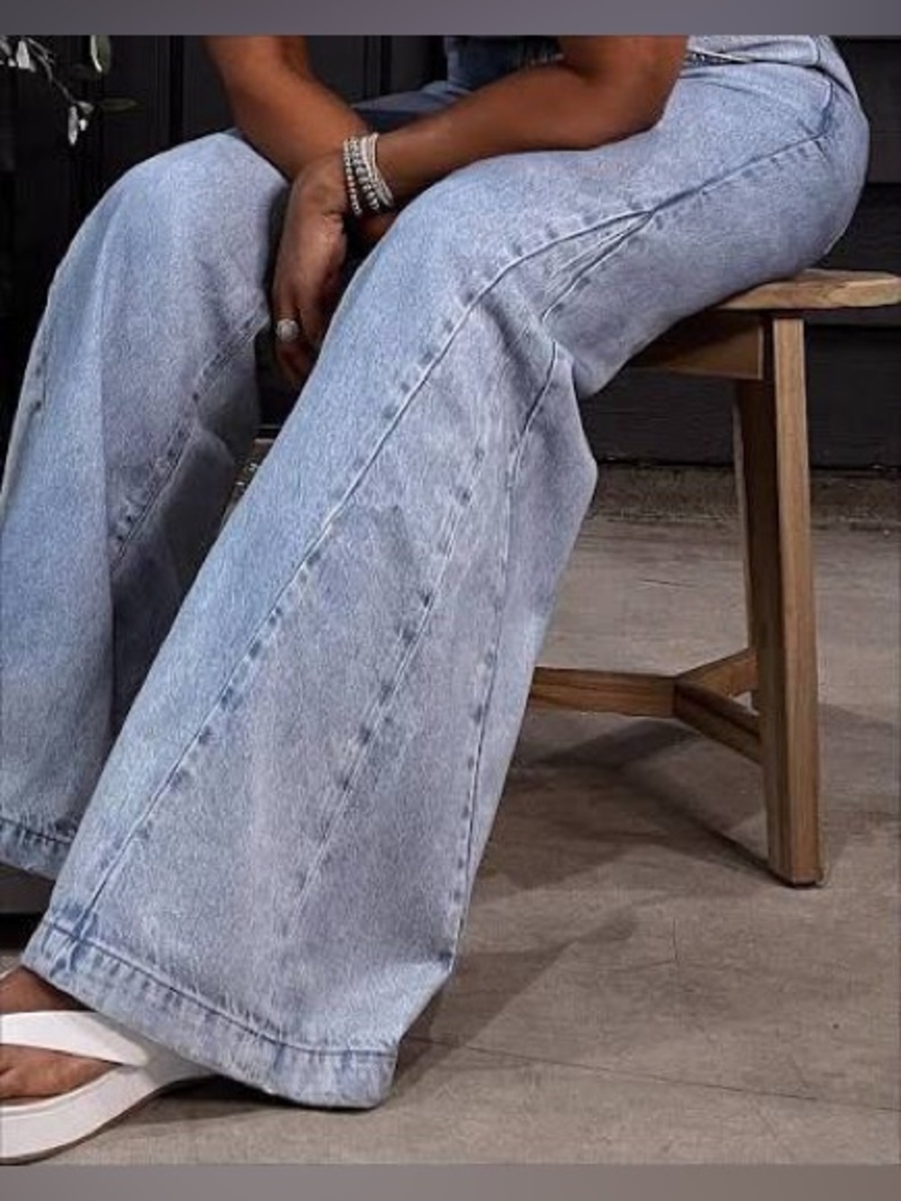 Frame Le Baggy Palazzo Jeans